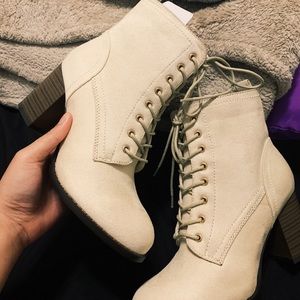 BRAND NEW SUEDE BOOTS